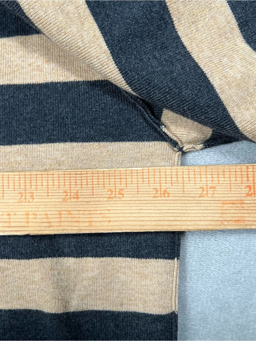 Free People Oversized Coastal 1/2 Zip Pullover Women S Carbon Camel Combo Stripe